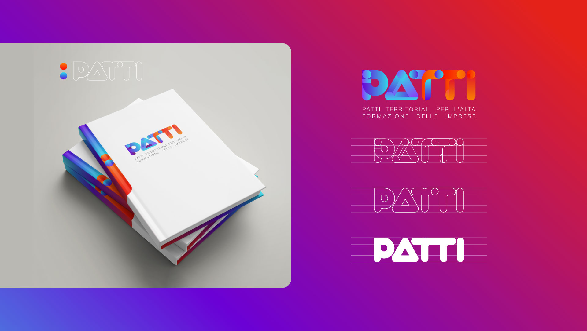 PATTI logo design and book cover